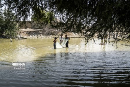 سیلاب در منطقه دشتیاری سیستان و بلوچستان