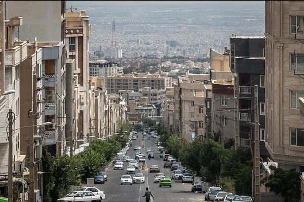 هزینه اجاره آپارتمانهای میان متراژ بالای ۱۰ سال در پهنه مسکونی تهران